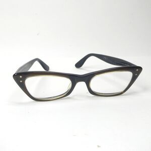 Bausch & Lomb 4-5 1/4 Vintage Cat Eye Glasses Frames Cateye MCM 1960s